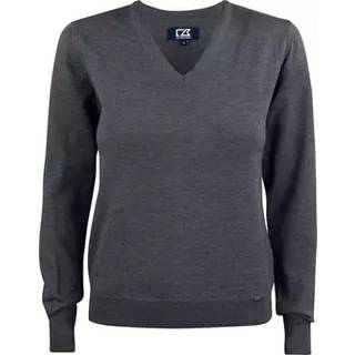 Cutter & Buck 355431 Everett V-neck Ladies Anthracite melange S