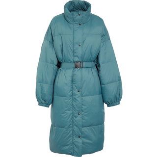 Marant Etoile Driesta belted puffer coat - green - XS
