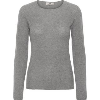 Cashmere hyggebukser i grå Large