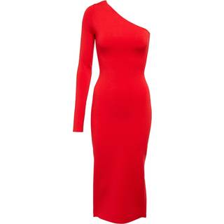 Victoria Beckham VB one-shoulder knit midi dress - red - XL
