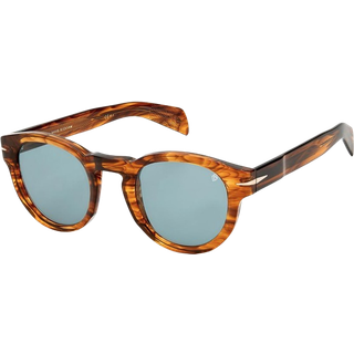 DAVID BECKHAM Mand DB 7041/S EX4/QT Occhiali da sole Acetat Brun Grå Rund