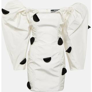 Jacquemus La Robe Taffetas polka-dot minidress - white - L