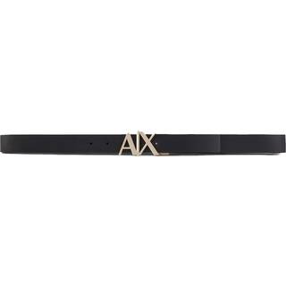 Armani Exchange Reversible Plate Belt Black
