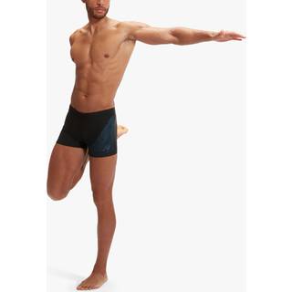 Men's Medley Logo Aquashort Black/Teal