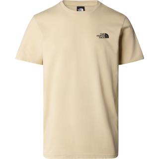 The North Face S/S Simple Dome Tee T-shirt Herrer størrelse XS farve beige