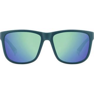 Polaroid Mand PLD 2155/S PYW/5Z Solbriller Polycarbonat Grøn Firkantet Polariseret Spejl