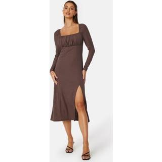 Neija Square Neck Midi Dress