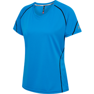 Newline Base Coolskin Tee Dame-Blå-XL