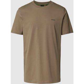 BOSS Green Herren T-Shirt beige,braun