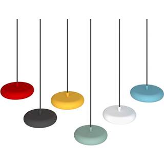 Pujol Iluminación Hængelampe Boina, dæmpbar, Hvid/opal, Stue/spisestue, Metal, Moderne