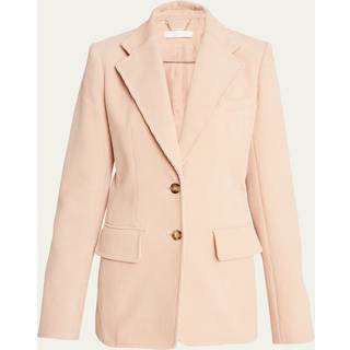 ChloÃ© Single-breasted cotton corduroy blazer - pink - XL