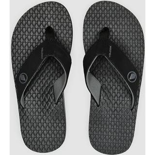 Volcom Eco Recliner 2 Sandaler - 6.0 - black grey
