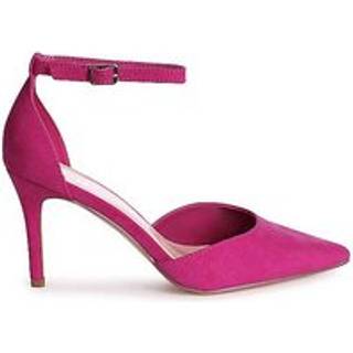 Linzi Linzi Pink Maci Stiletto Court Heels With Ankle Strap