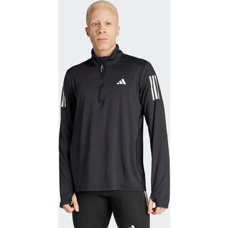 adidas Own The Run Half Zip Løbeshirt Herrer størrelse XS farve sort/grå