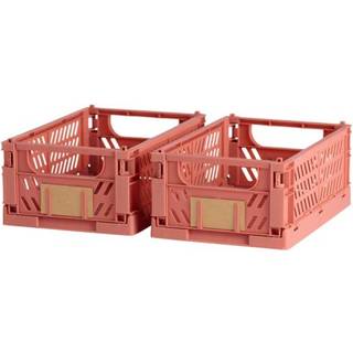DAY Opbevaringskasse Clay brown 2 stk 25x16.5x10 cm