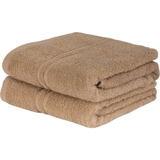 Badehåndklæde - 100% Natur farvet bomulds håndklæde - Ekstra blødt bomuld