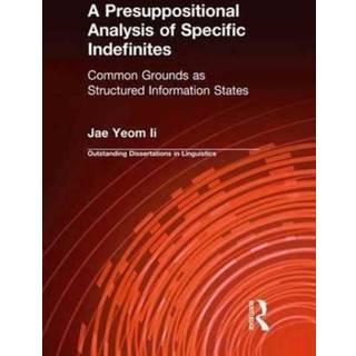 A Presuppositional Analysis of Specific Indefinites