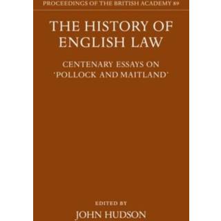 The History of English Law