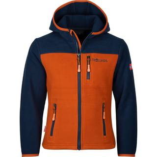 Trollkids Kid's Stavanger Jacket Fleecejakke Børn størrelse 164 farve blå