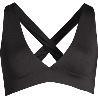 Casall Women's V-Neck Crossback Bikini Top Black, 44