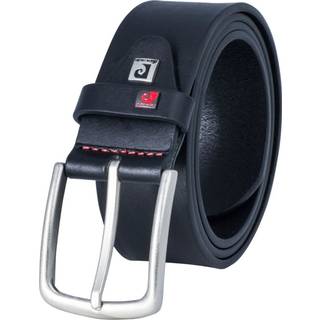 Pierre Cardin Herren Gürtel schwarz Glattleder