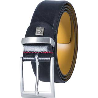 Pierre Cardin Herren Gürtel schwarz Glattleder