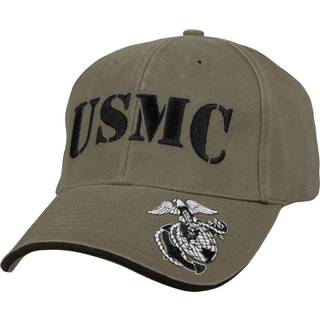 Rothco Vintage Baseball Cap m. USMC Oliven