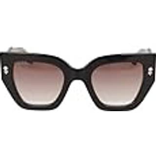 ETRO Kvinde ETRO 0010/S 71C/HA Solbriller Acetat Sort Brun Firkantet Normal Skygge