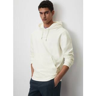 Marc O'Polo Herren Hoodie weiß unifarben