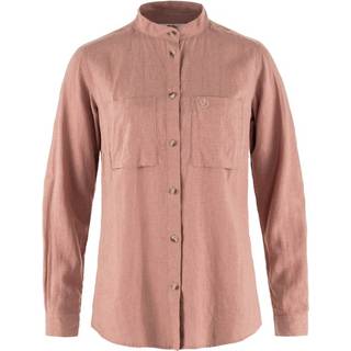Fjällräven Women's Övik Hemp Shirt Long Sleeve Dusty Rose, XL