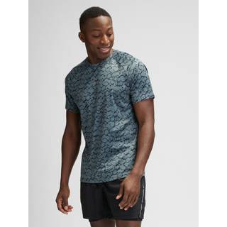 Newline Dopa Graphic Running Shirt Men - Dark Grey, Size S - dark_grey
