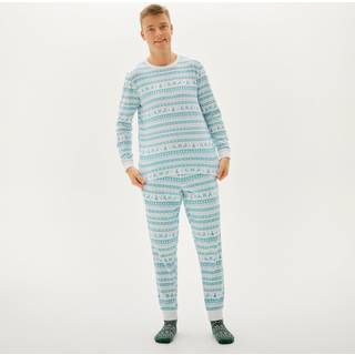 Jule Unisex Nattøjssæt - White - L