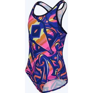 Watery badedragt til piger - Rodney - Lilla/orange