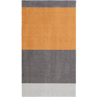 Stripe Horisontal Gulvtæppe, Lys Grå/Grå/Dijon, 67x120 cm