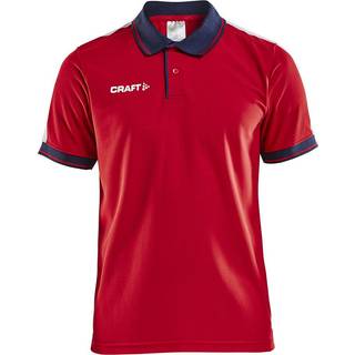 Craft - Pro Control Poloshirt Kvinder - Bright Red/Navy XXL