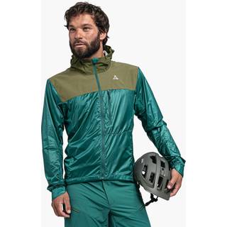Schöffel Hybrid Jacket Flow Trail Cykeljakke Herrer størrelse 54 farve turkis