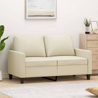 3-Personers Sofa Kunstlæder - 120 cm / Creme