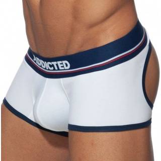 Addicted Basic Colors Bottomless Boxer - White
