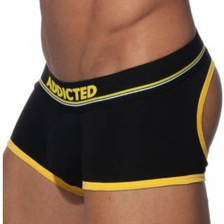 Addicted Basic Colors Bottomless Boxer - Black