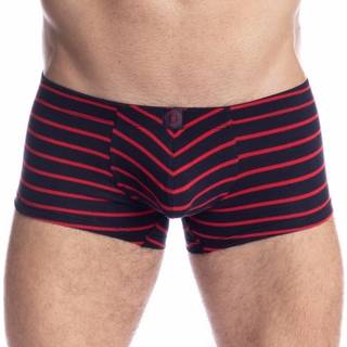 L'Homme invisible Querelle de Brest Hipster Push-Up Trunks - Navy