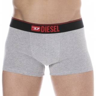 Diesel Denim Division Cotton Boxer Briefs - Heather Grey