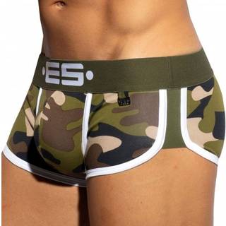 ES Collection Double Side Cotton Trunks - Camouflage - Khaki