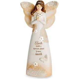 Pavilion Gift Company 19108 Tante Angel Figur 6 """" Cream Tan Beige Brown