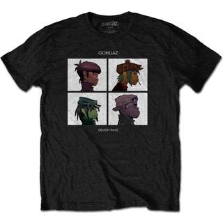 Gorillaz Skjorte Demon Days Unisex Black M