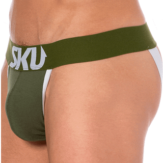 SKU Logo Cotton Jockstrap - Khaki