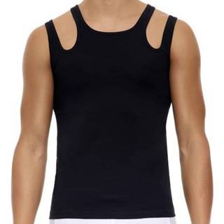Modus Vivendi Hole Double Tank Top - Black