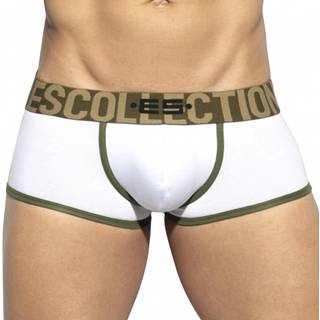 ES Collection Cotton Trunks - White - Khaki