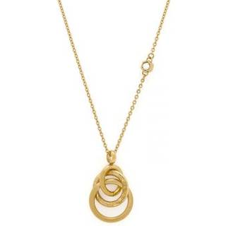 Olivia Burton Encircle Gold IP Pendant Necklace - Adjustable