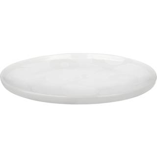 Marimekko Oiva/unikko Tallerken Ø20 Cm - Middagstallerkner Stentøj Hvid - 072590-100