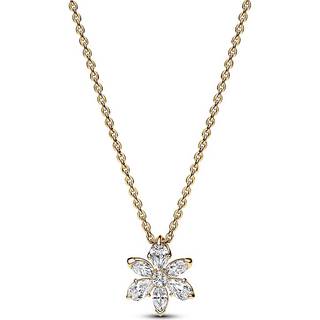 Pandora Sparkling Herbarium Cluster Pendant Necklace - 45cm - Gold